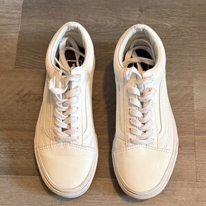 Old Skool White Vans